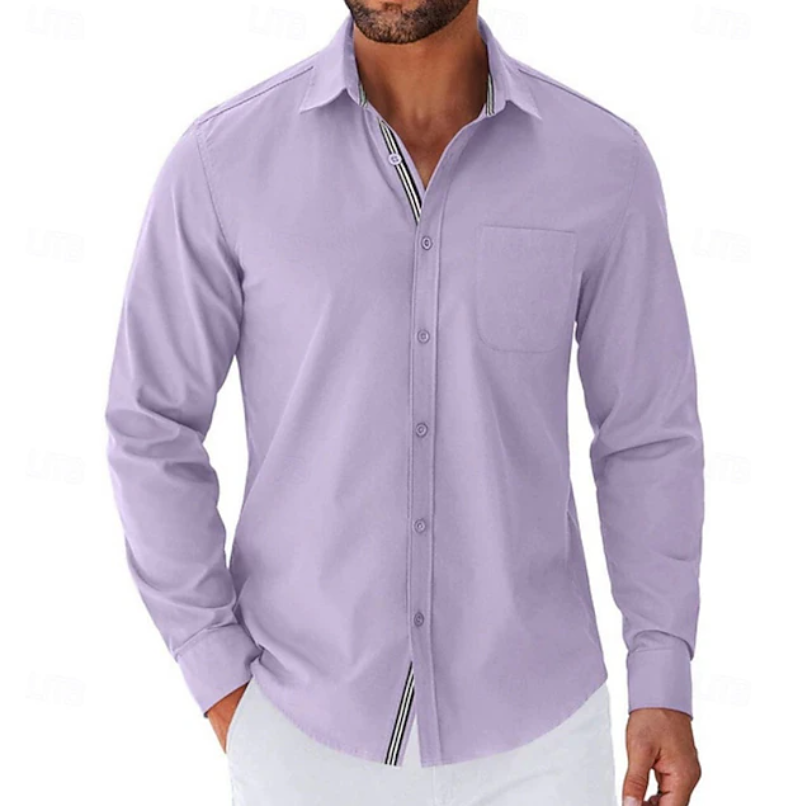 Casual Button Down Shirt Chest Pocket