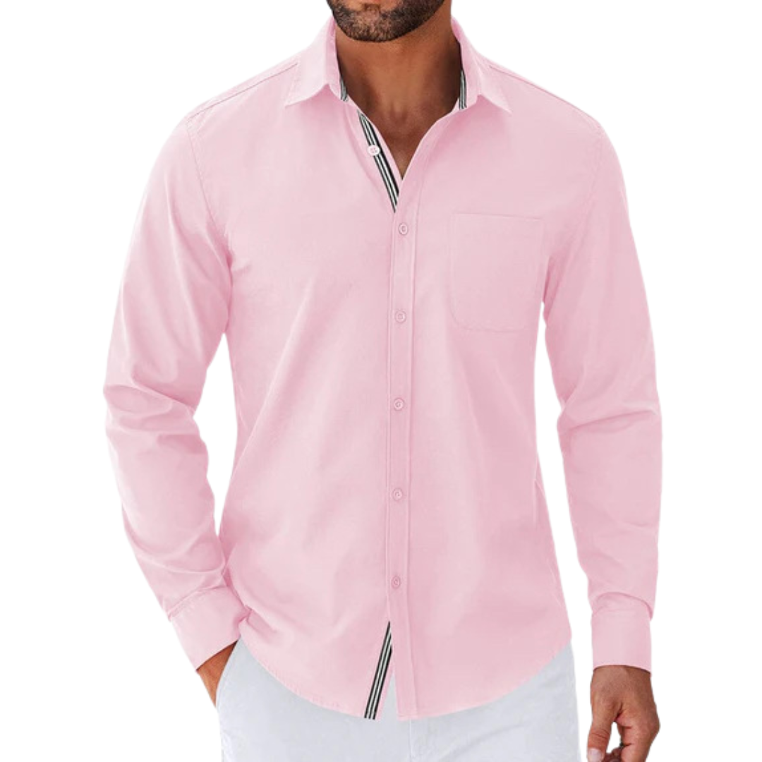 Casual Button Down Shirt Chest Pocket