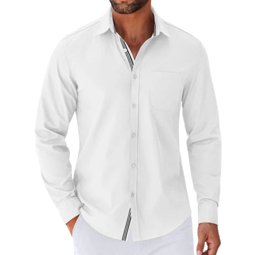 Casual Button Down Shirt Chest Pocket