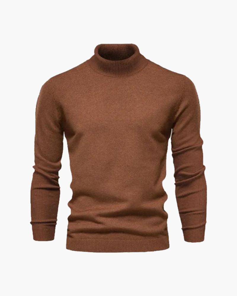 Fine Knit Turtleneck Sweater