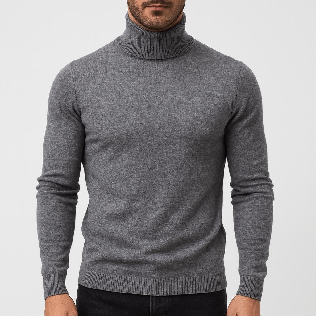 Fine Knit Turtleneck Sweater