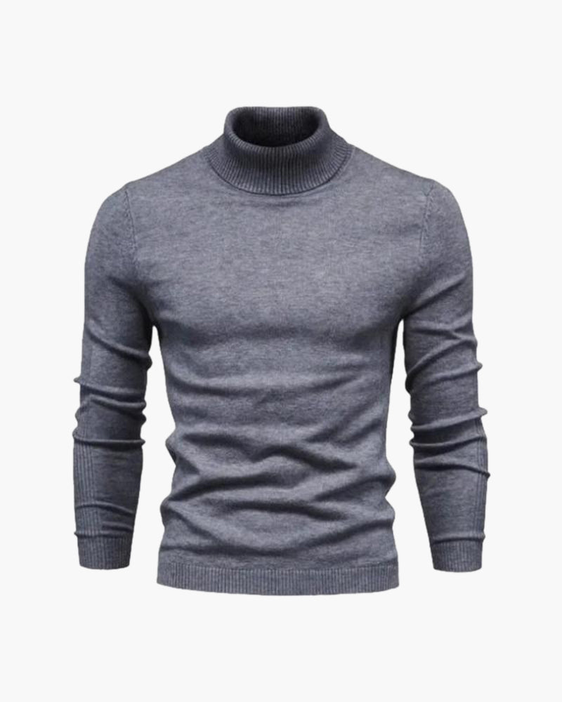 Fine Knit Turtleneck Sweater
