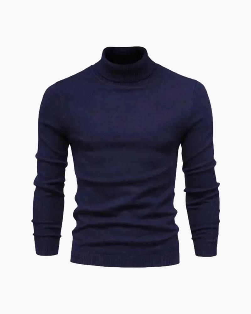Fine Knit Turtleneck Sweater
