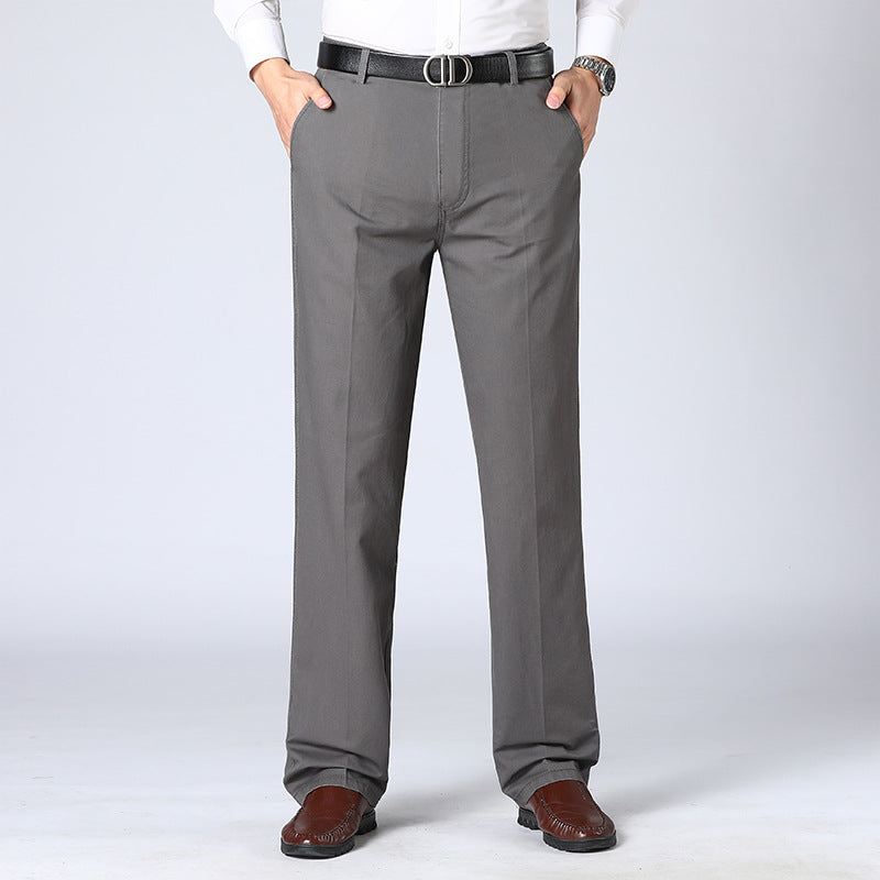 Pleated Straight Leg Dress Pants