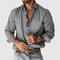 Smooth Stretch Long Sleeve Button Up Shirt