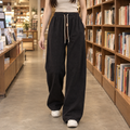 Wide Leg Elastic Waist Drawstring Pants